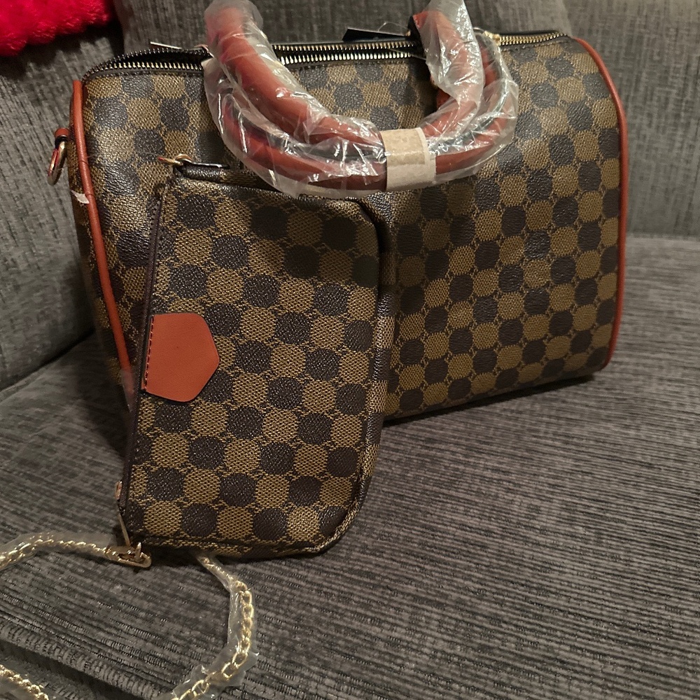 Brand New Purse W/ Matching Carrying Purse /Wallet